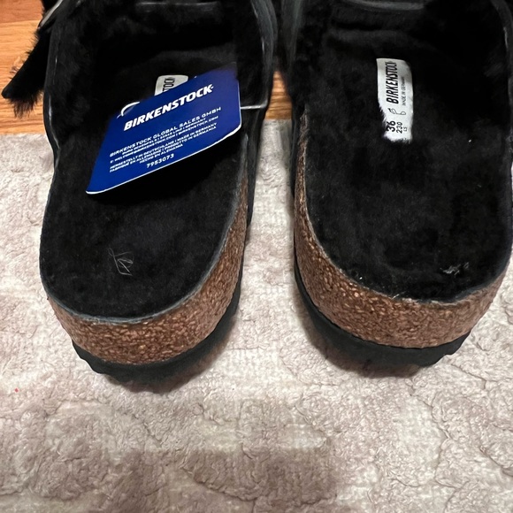 Birkenstock (R $169) Shearling Slide Sandel NWT - Picture 6 of 8